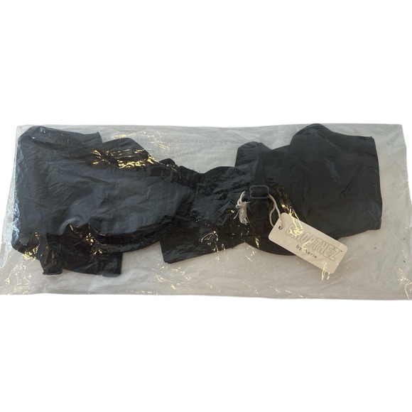 aerie Other - Aerie BRA SMOOTHEZ Mesh BALCONETTE Women 36D Black Intimate New